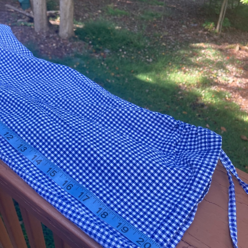 Rudy Rd. Blue checked Capri pants - Picture 10 of 10